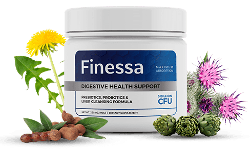 product for supporting gut health and some ingredients such as dandelion.
